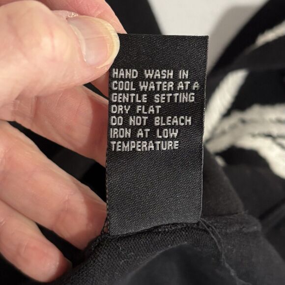 Bohemian Womens Embroidered Tunic Top Size XL Kimono Sleeves Artsy Coastal Flowy - Picture 7 of 12